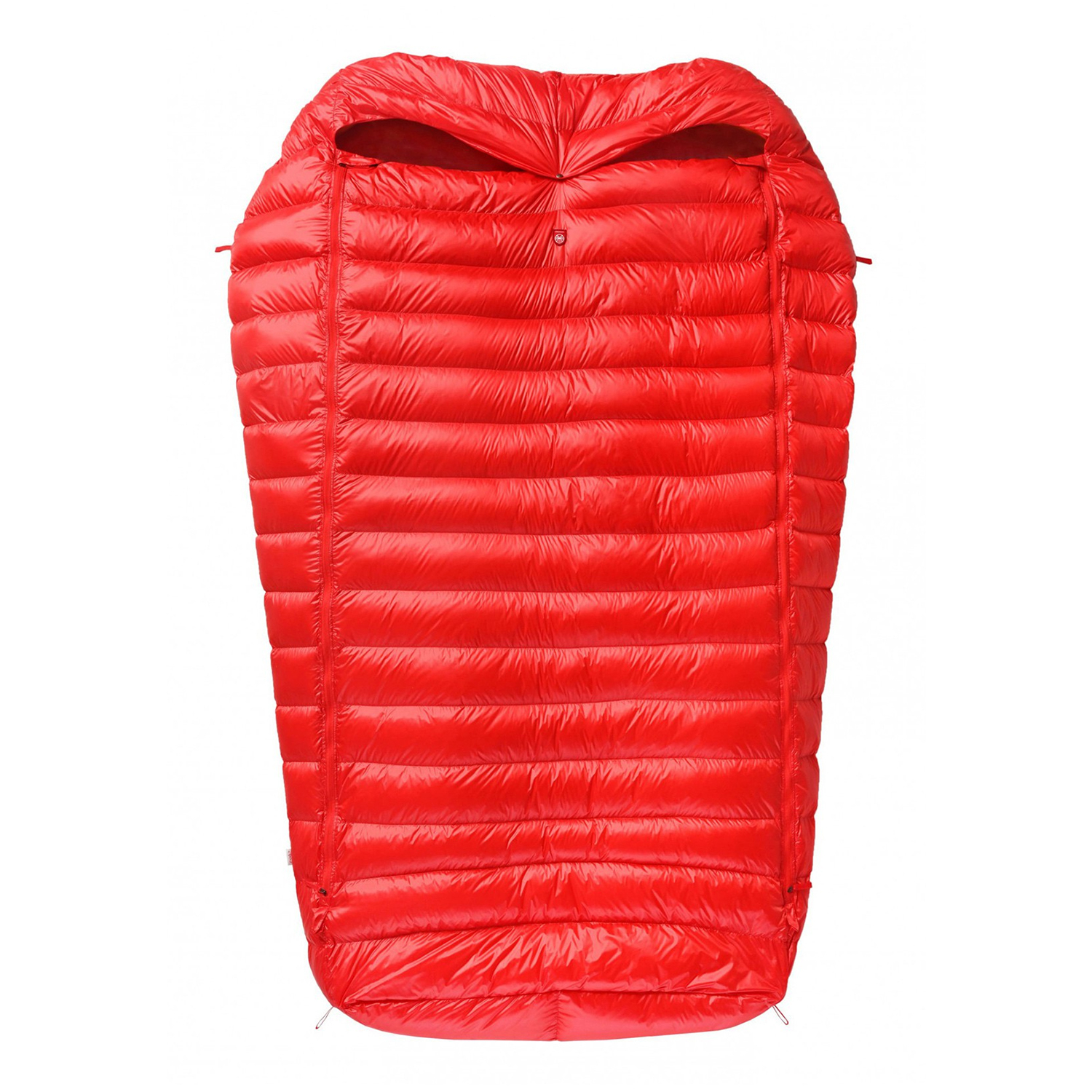 Dwuosobowy śpiwór puchowy Pajak Quest 4Two red - ONE SIZE