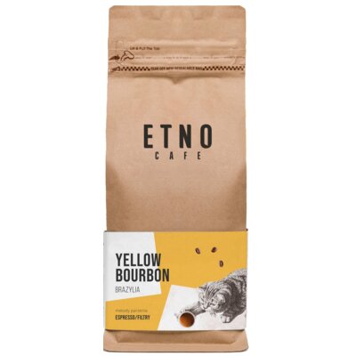 Kawa ziarnista ETNO CAFE Yellow Bourbon Arabica 1 kg