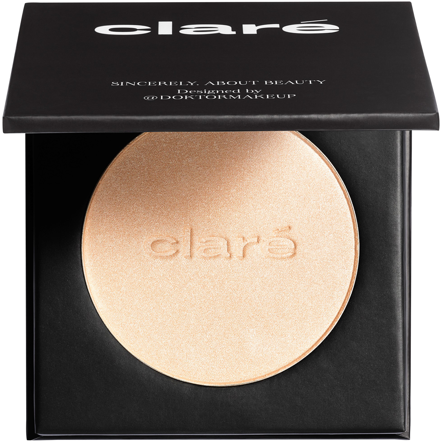 Claré prasowany jedwabisty puder rozświetlający skinny light 39, 8 g