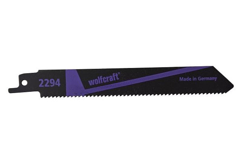 2 brzeszczoty szablaste Wolfcraft - 5 - 40 mm, drewno z gwoździami, metale nieżelazne
