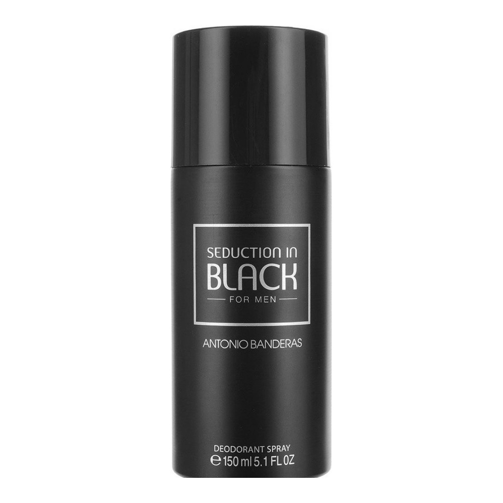 Antonio Banderas Black Seduction for Men dezodorant w sprayu męski, 150 ml