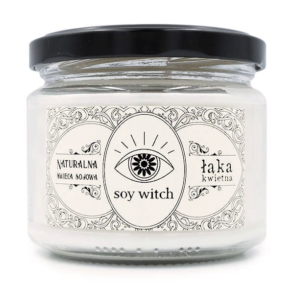 Soy Witch Biała Magia świeczka sojowa - Łąka kwietna, 330 ml
