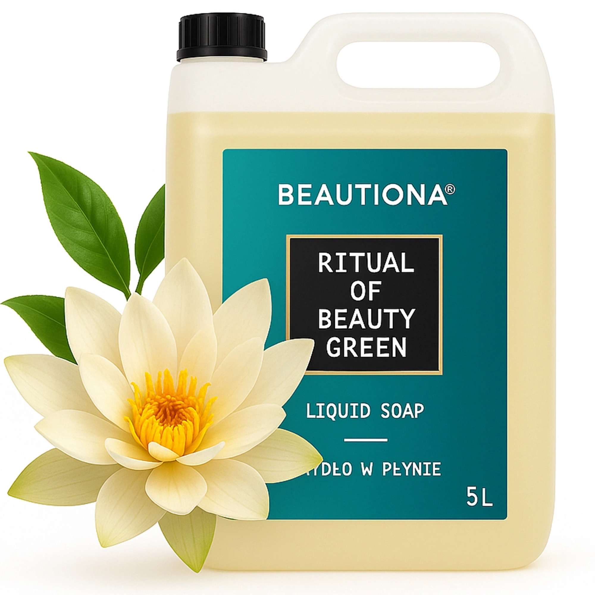 Beautiona mydło w płynie White Tea & Sandalwood, 5000 ml