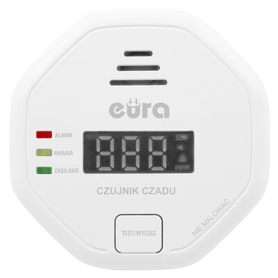 Czujnik tlenku węgla (czadu) EURA CD-82B8G4