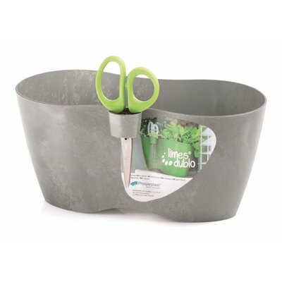 Doniczka PROSPERPLAST Limes Dublo DLD250-422U Szary