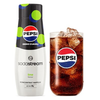 Syrop do saturatorów SODASTREAM Pepsi Zero Cukru Limonka 440 ml