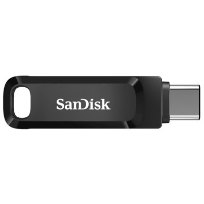 Pendrive SANDISK Ultra Dual Go 128GB, USB-C / USB 3.2 Gen. 1 (USB 3.0), Odczyt 400 Mb/s Czarny