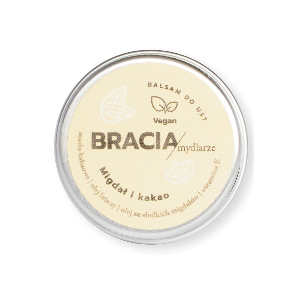 Bracia Mydlarze balsam do ust migdał i kakao, 15 g