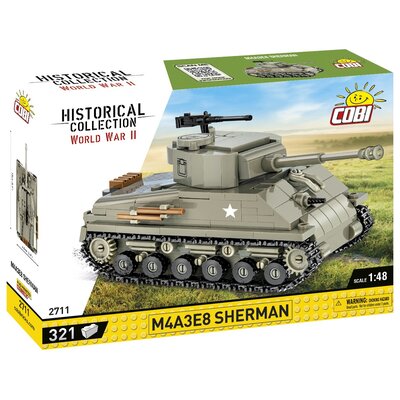 Klocki plastikowe COBI Historical Collection World War II M4A3E8 Sherman COBI-2711