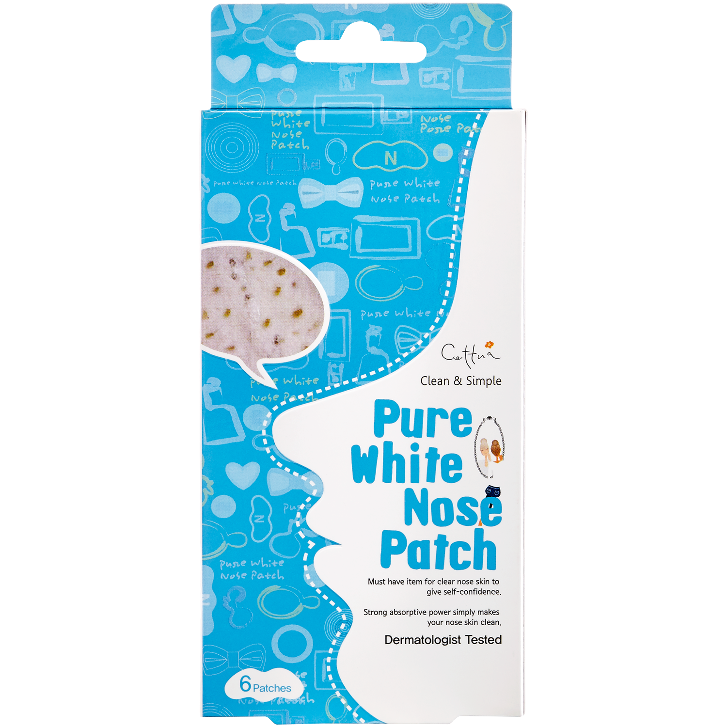 Cettua paski oczyszczające na nos, 6 szt./1 opak.