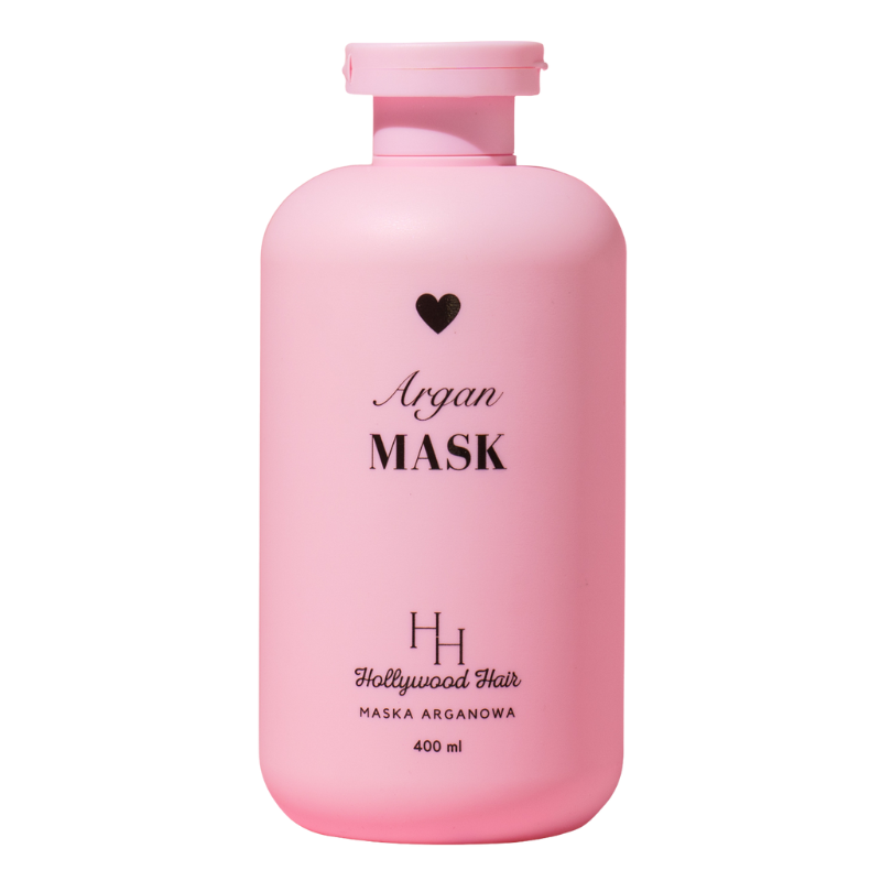 Hollywood Hair maska arganowa do włosów, zabieg arganowy w domu, 400 ml