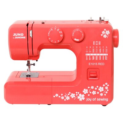 Maszyna do szycia JANOME Juno E1015 Czerwony