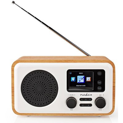 Radio internetowe NEDIS RDIN2000WT Brązowo-biały