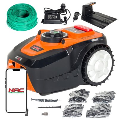 Robot koszący NAC RLM1500-DY sterowanie Wi-Fi/Bluetooth