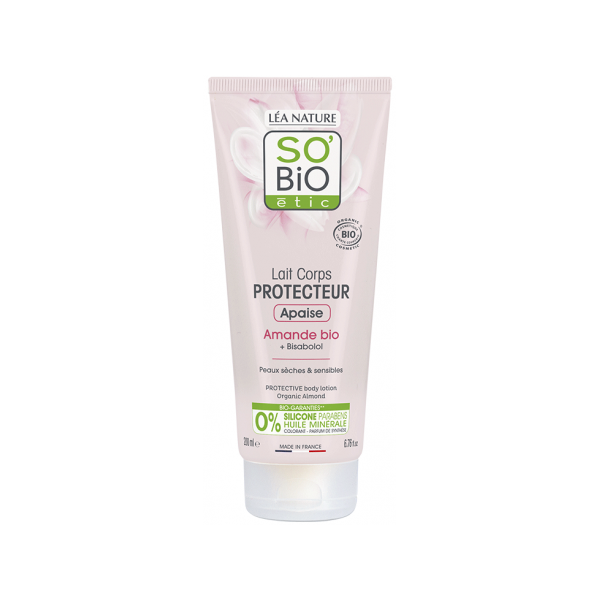 SO'BiO etic mleczko do ciała Słodki Migdał, 200 ml