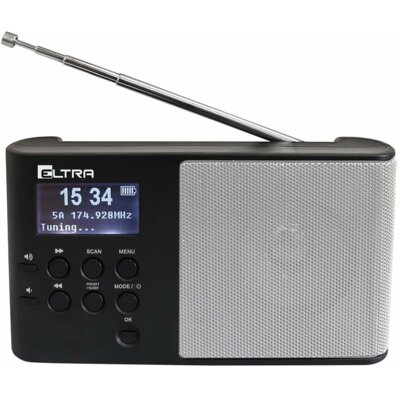 Radio ELTRA Ula 101DAB+ Przenośne Srebrny