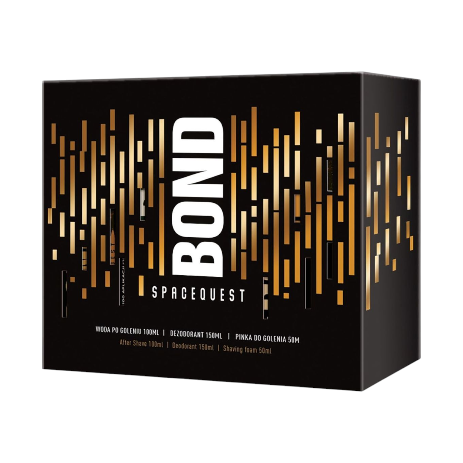 Bond Spacequest zestaw: woda po goleniu, 100 ml + dezodorant, 150 ml + pianka do golenia, 50 ml