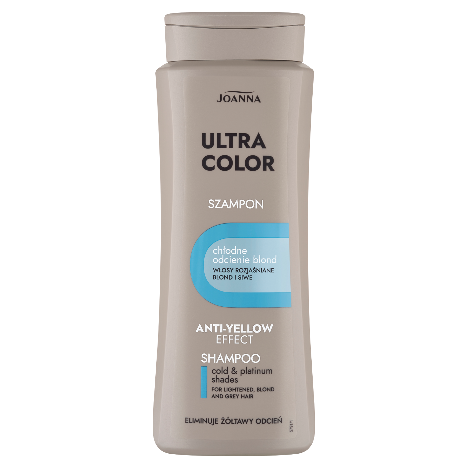 Joanna Ultra Color szampon do włosów blond, rozjaśnianych i siwych, 400 ml