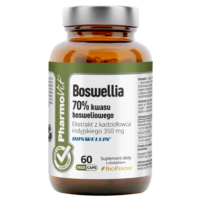 Pharmovit Boswellia 70% kwasu bosweliowego, suplement diety, 60 kapsułek