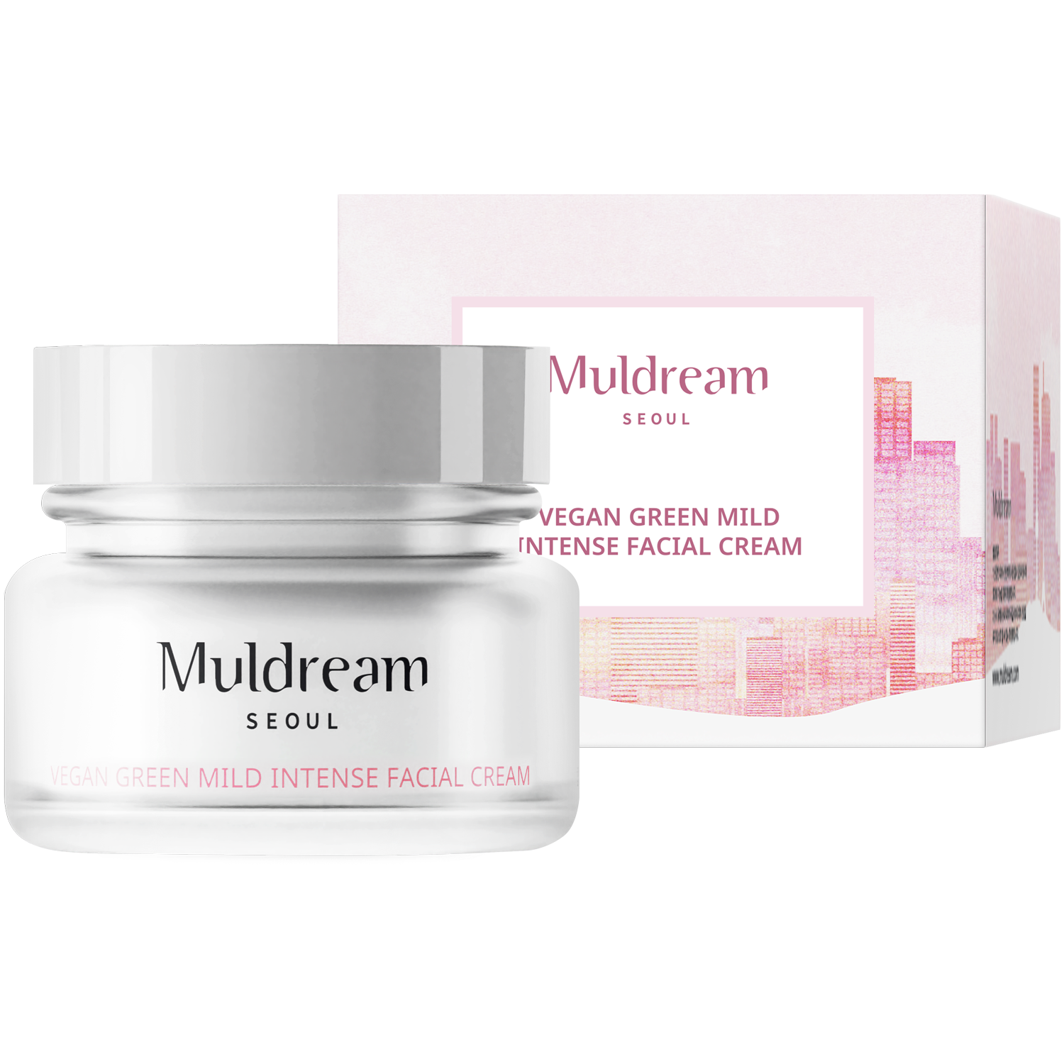 Muldream S.O.S. Vegan Green Mild barierowy krem nawilżający do twarzy, 60 ml