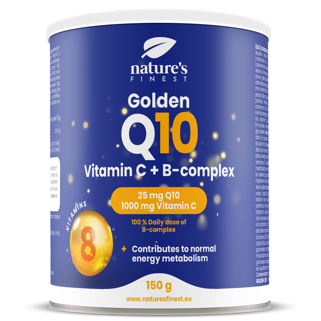 Nature's Finest Q10+B-Komplex+Vitamin C suplement diety, 150 g