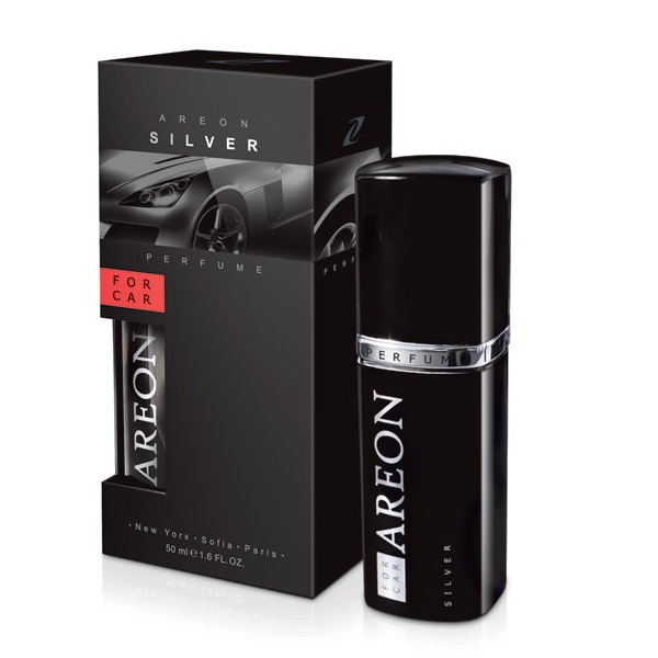 Areon Silver perfumy do samochodu w sprayu, 50 ml