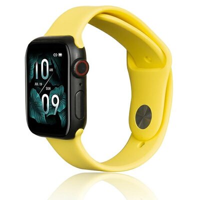 Pasek BELINE Silicone do Apple Watch 2/3/4/5/6/7/8/SE/SE 2 do koperty 38/40/41mm Żółty