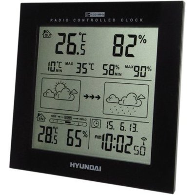 Stacja pogody HYUNDAI WS2244B Czarny