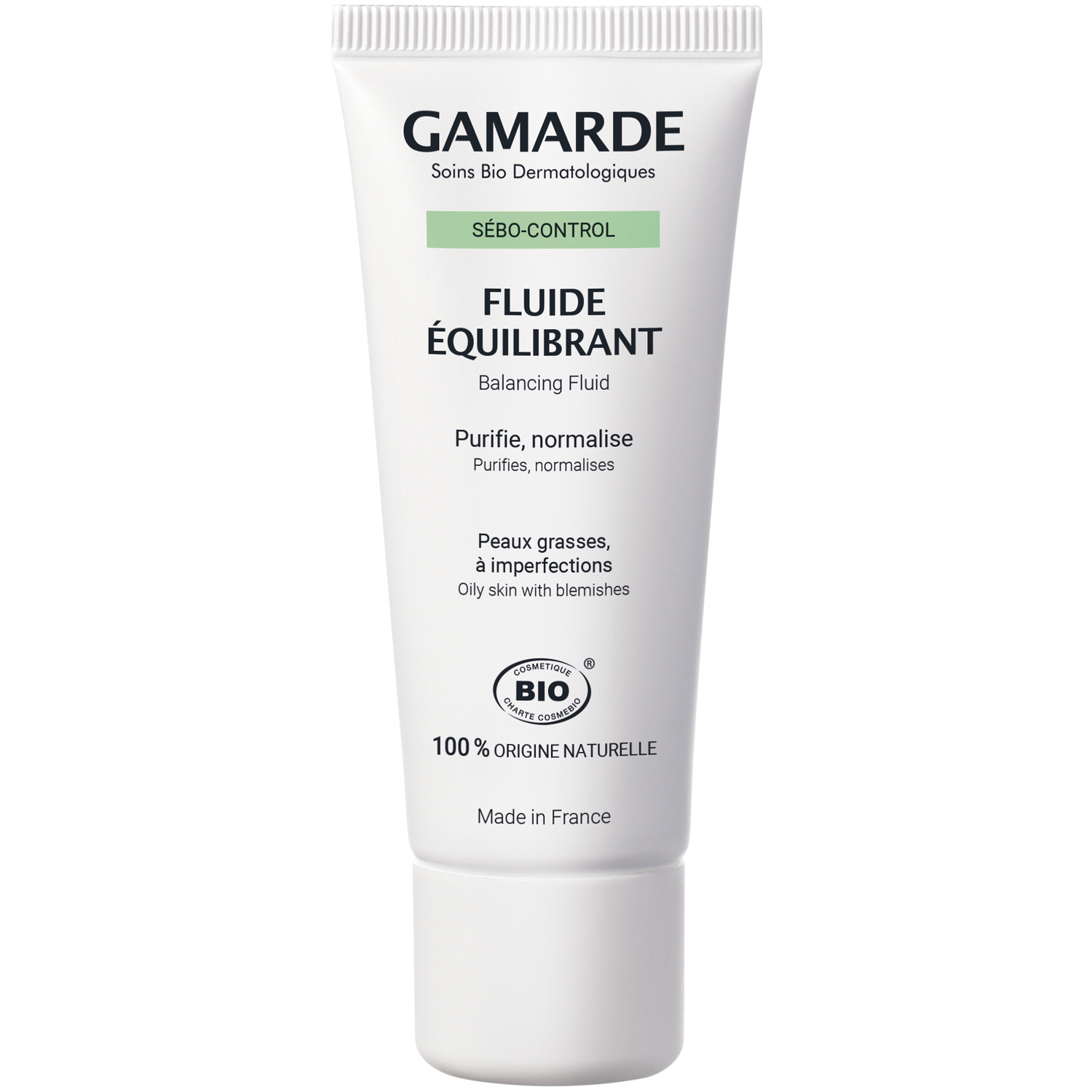 Gamarde fluid matująco-normalizujący do twarzy, 40 ml