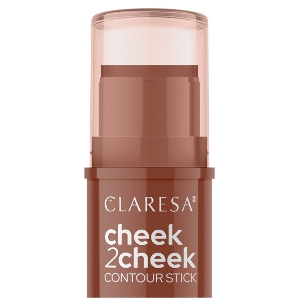 Claresa CHEEK2CHEEK CONTOUR STICK kremowy bronzer w sztyfcie 02 Milk Choco, 6 g