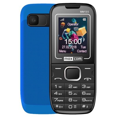 Telefon MAXCOM MM135 Czarno-niebieski