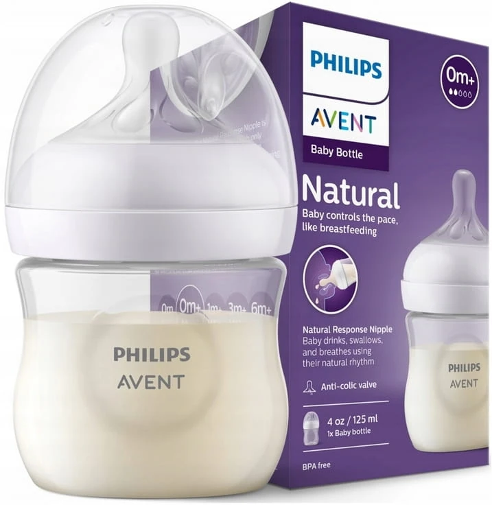 AVENT BUTELKA ANTYKOLKOWA NATURAL RESPONSE 125ml