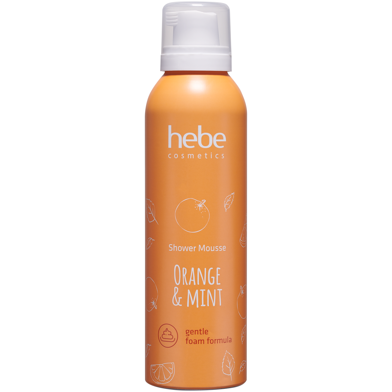 Hebe Cosmetics Shower Mousse Orange&Mint mus do mycia ciała, 200 ml