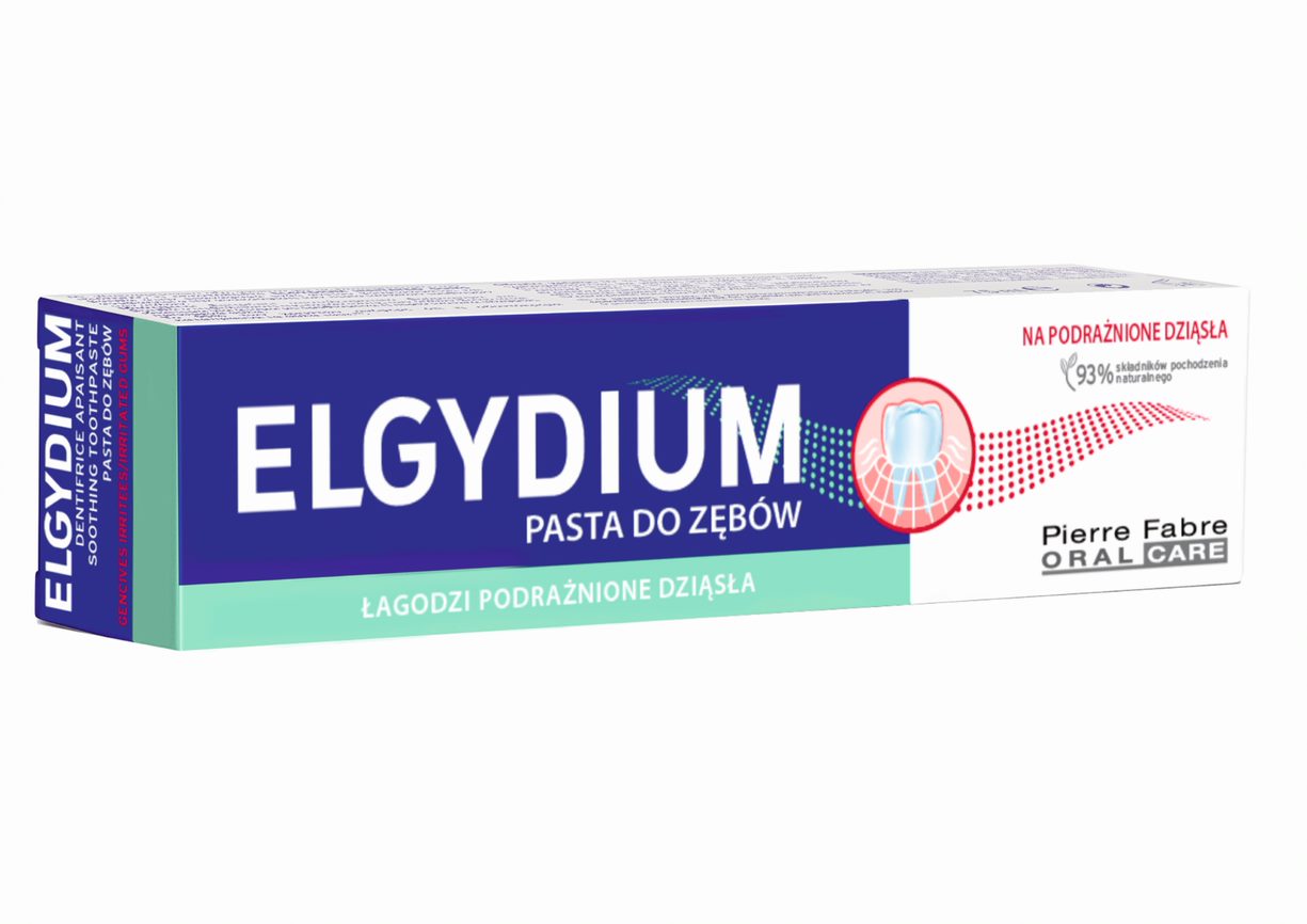 Elgydium Na Podrażnione Dziąsła, pasta do zębów, 75 ml