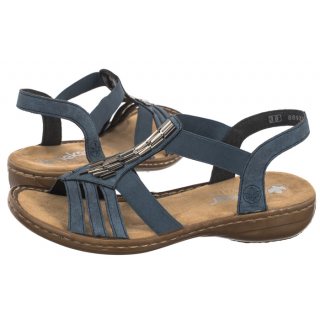Sandały Rieker Niebieskie 60800-14 Blue