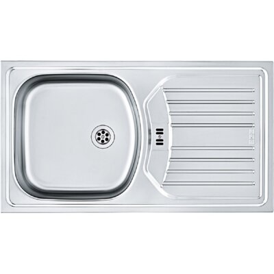 Zlewozmywak jednokomorowy z ociekaczem FRANKE Eurostar ETL 614 101.0368.953 Len 43.5x78