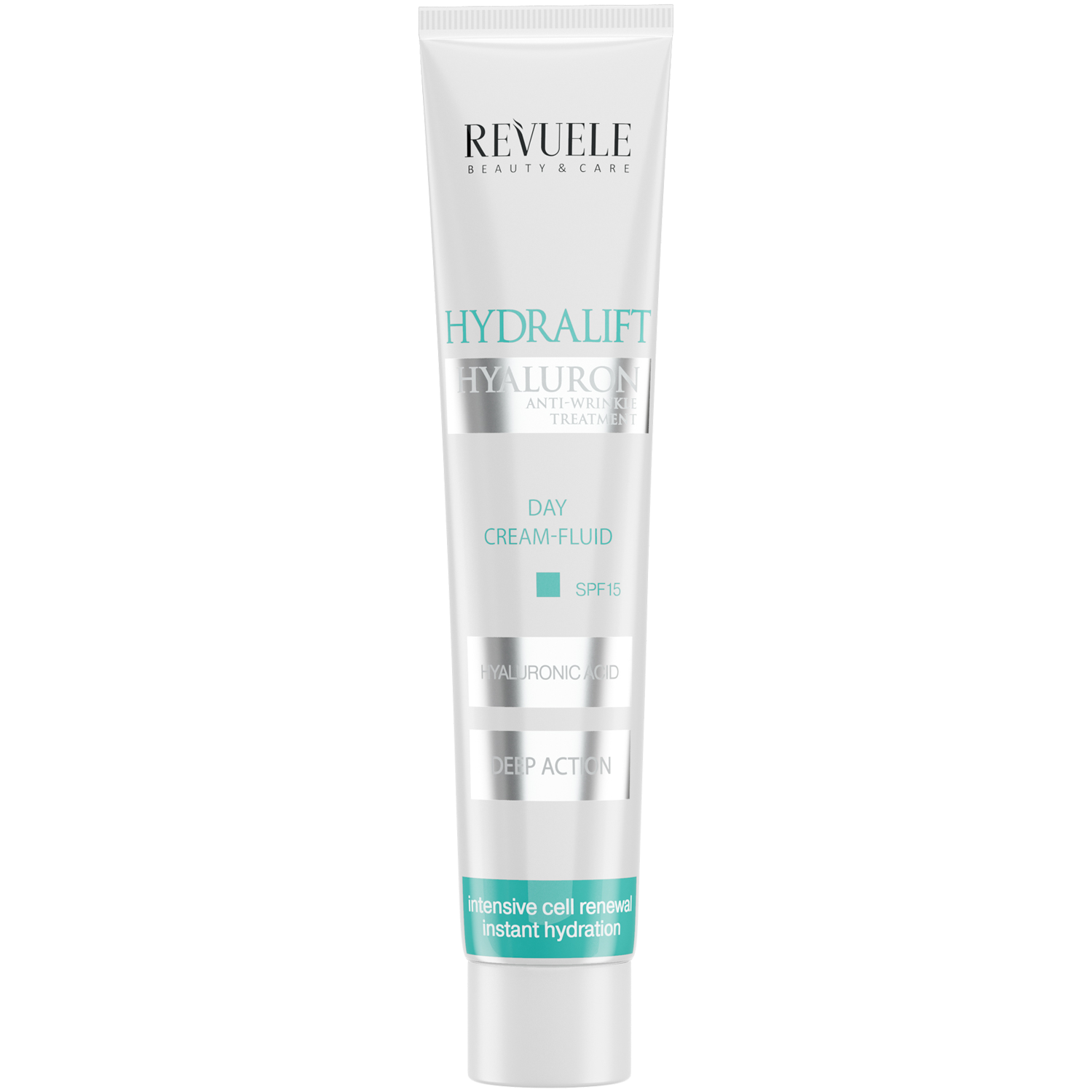 Revuele Hydralift Hyaluron nawilżający krem-fluid do twarzy na dzień SPF15, 50 ml