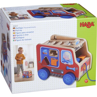 Klocki drewniane HABA Wóz strażacki 304317