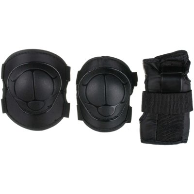 Ochraniacze na rower NILS EXTREME H110 Czarny dla Dzieci (rozmiar S)