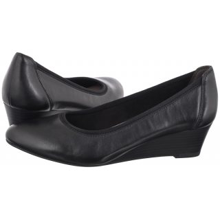 Koturny Tamaris Czarne 1-22320-42 003 Black Leather