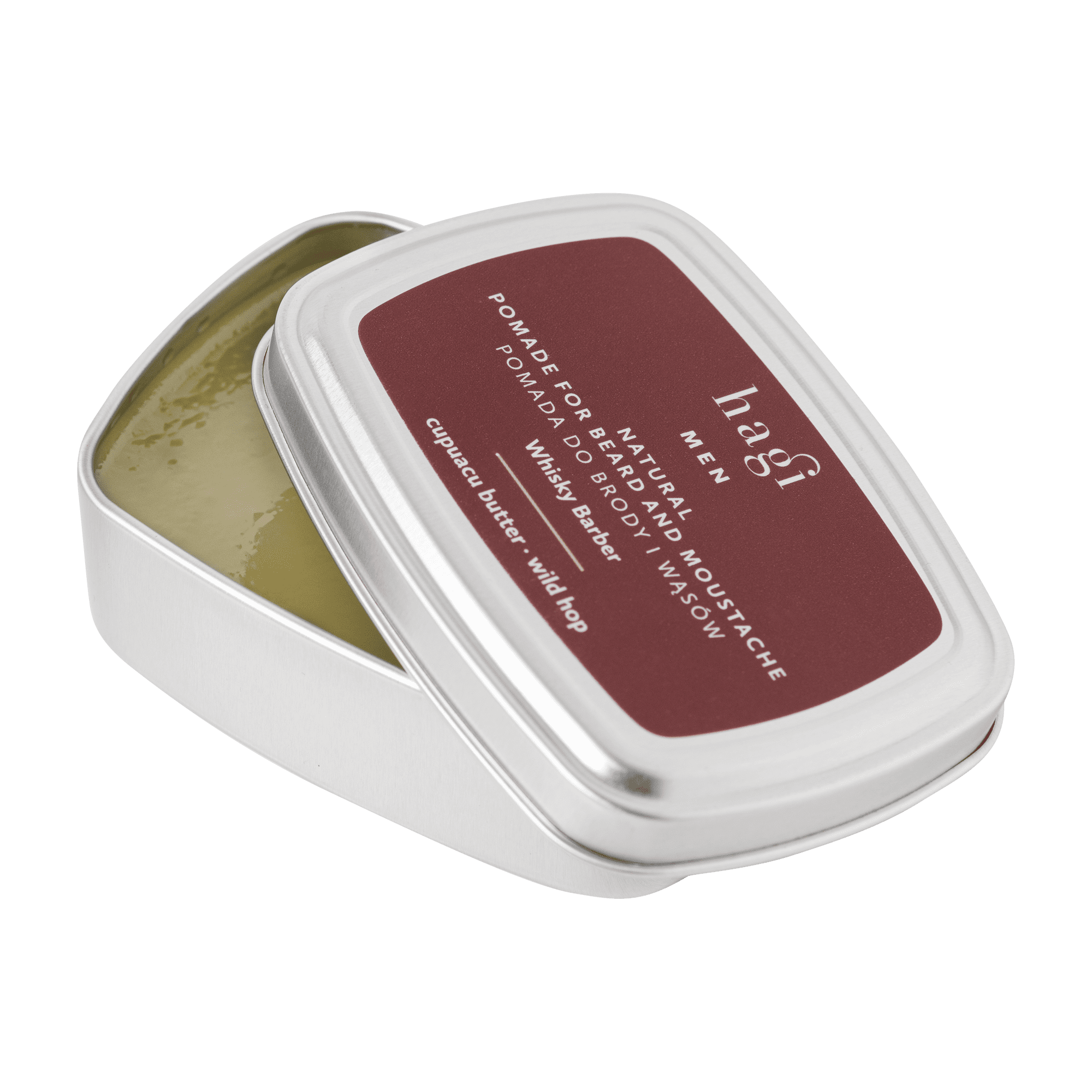 Hagi Whisky Barber naturalna pomada do stylizacji brody i wąsów, 70 ml