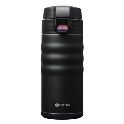 Kubek termiczny KYOCERA Flip Top MB-12FBK Czarny 350 ml