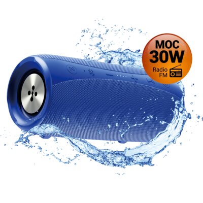 Głośnik mobilny XMUSIC BTS850B  Bluetooth 5.0, 30W, IPX6, Przenośny z TWS, Powerbank & Radio FM , Niebieski