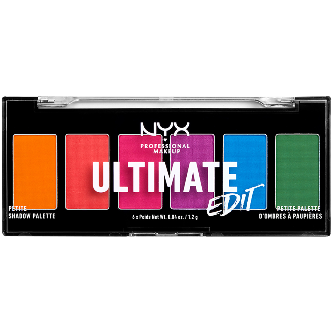NYX Professional Makeup Ultimate paleta cieni do powiek bright, 7,2 g