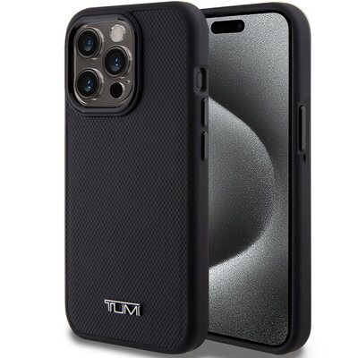 Etui TUMI Balistic Pattern MagSafe do Apple iPhone 15 Pro Czarny