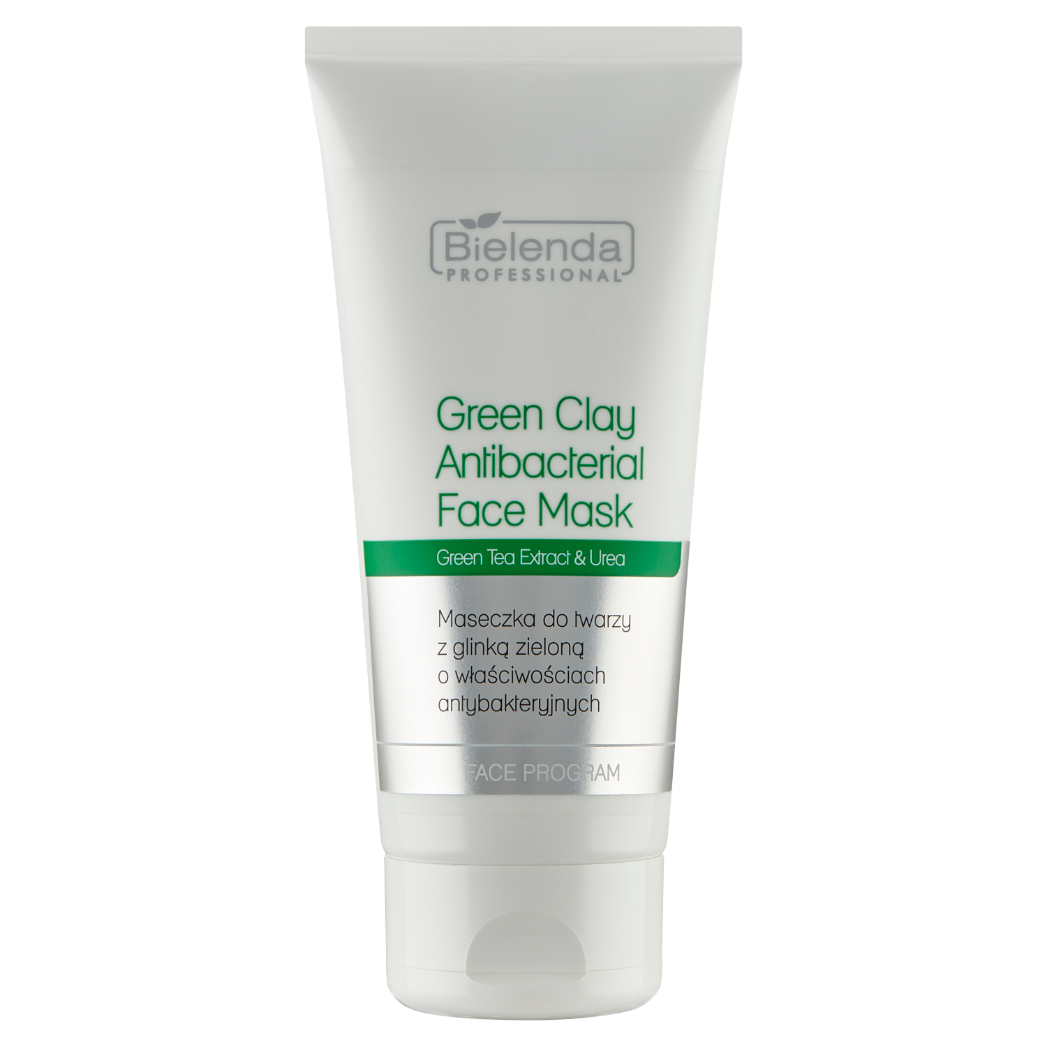 Bielenda Professional antybakteryjna maska z zieloną glinką do twarzy, 150 g