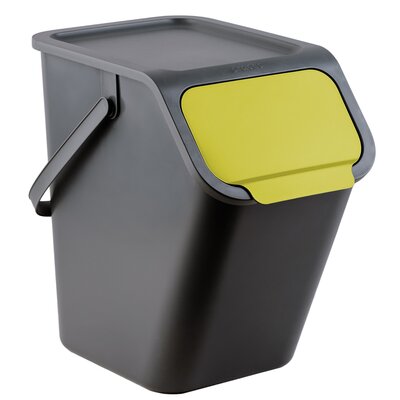 Kosz na śmieci PRACTIC Bini 15100633 25L Czarno-żółty