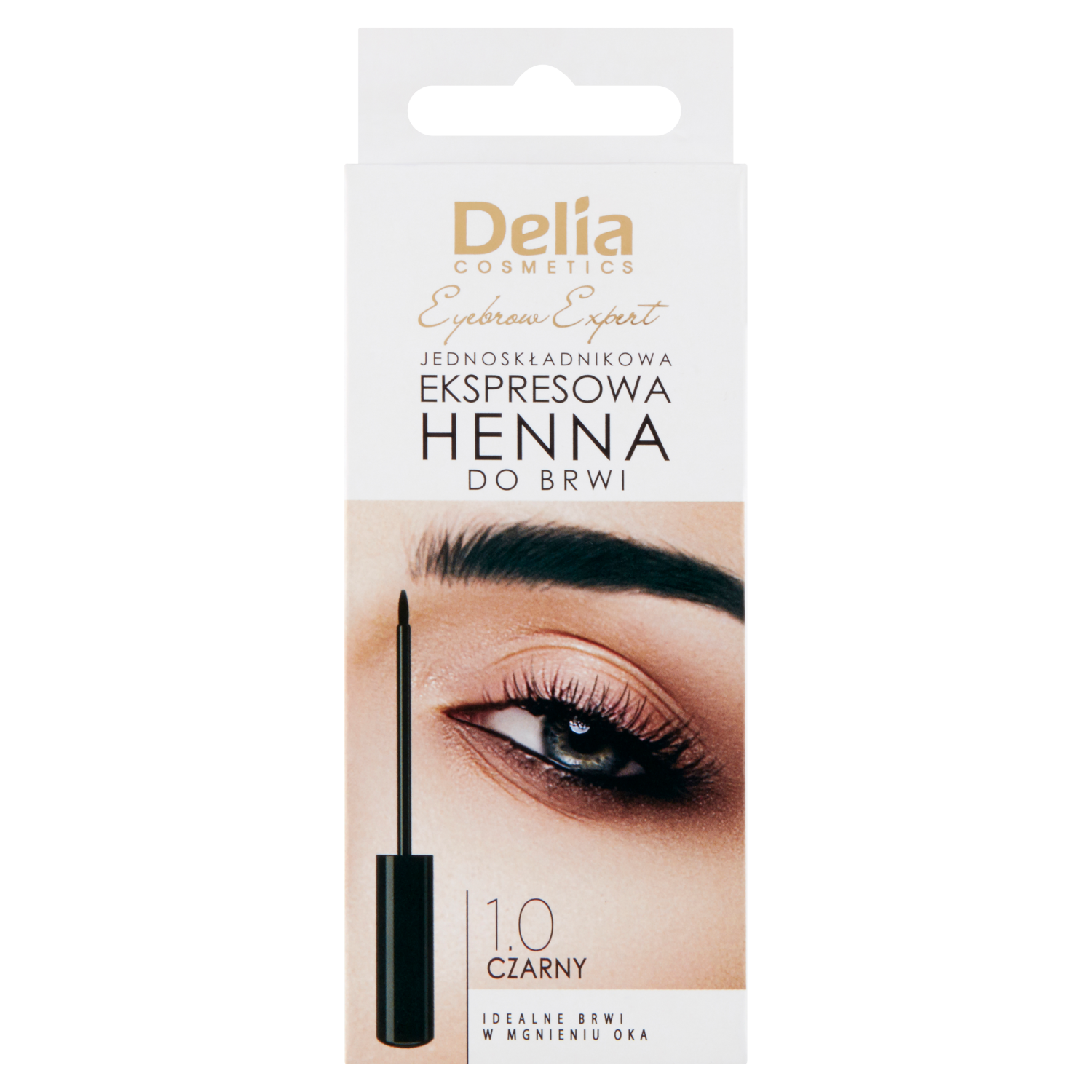 Delia Express henna do brwi 1.0 czarna, 6 ml