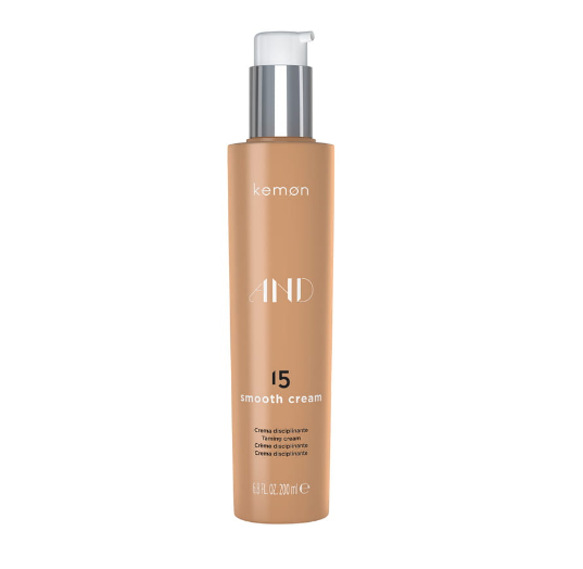 Kemon AND Smooth Cream 15 krem wygładzający do włosów, 200 ml