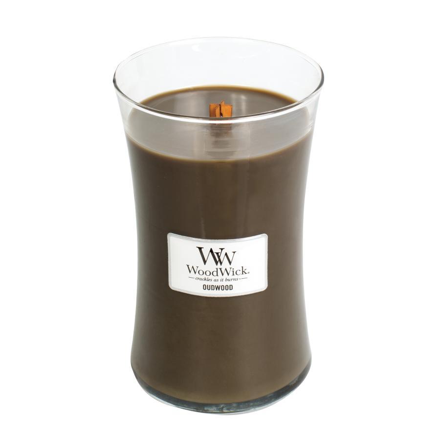 WoodWick - Świeca Duża OudWood 120h